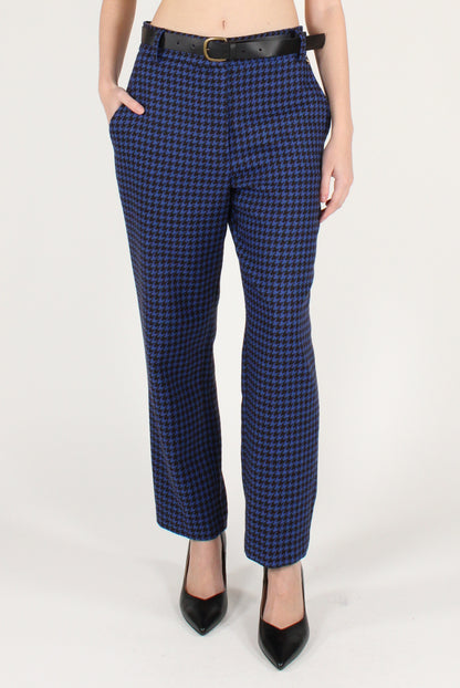 Pantaloni alla Caviglia Pied de Poule
