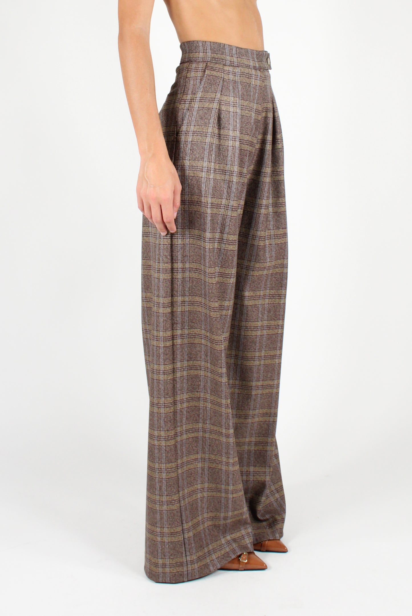 Tartan Palazzo Pants