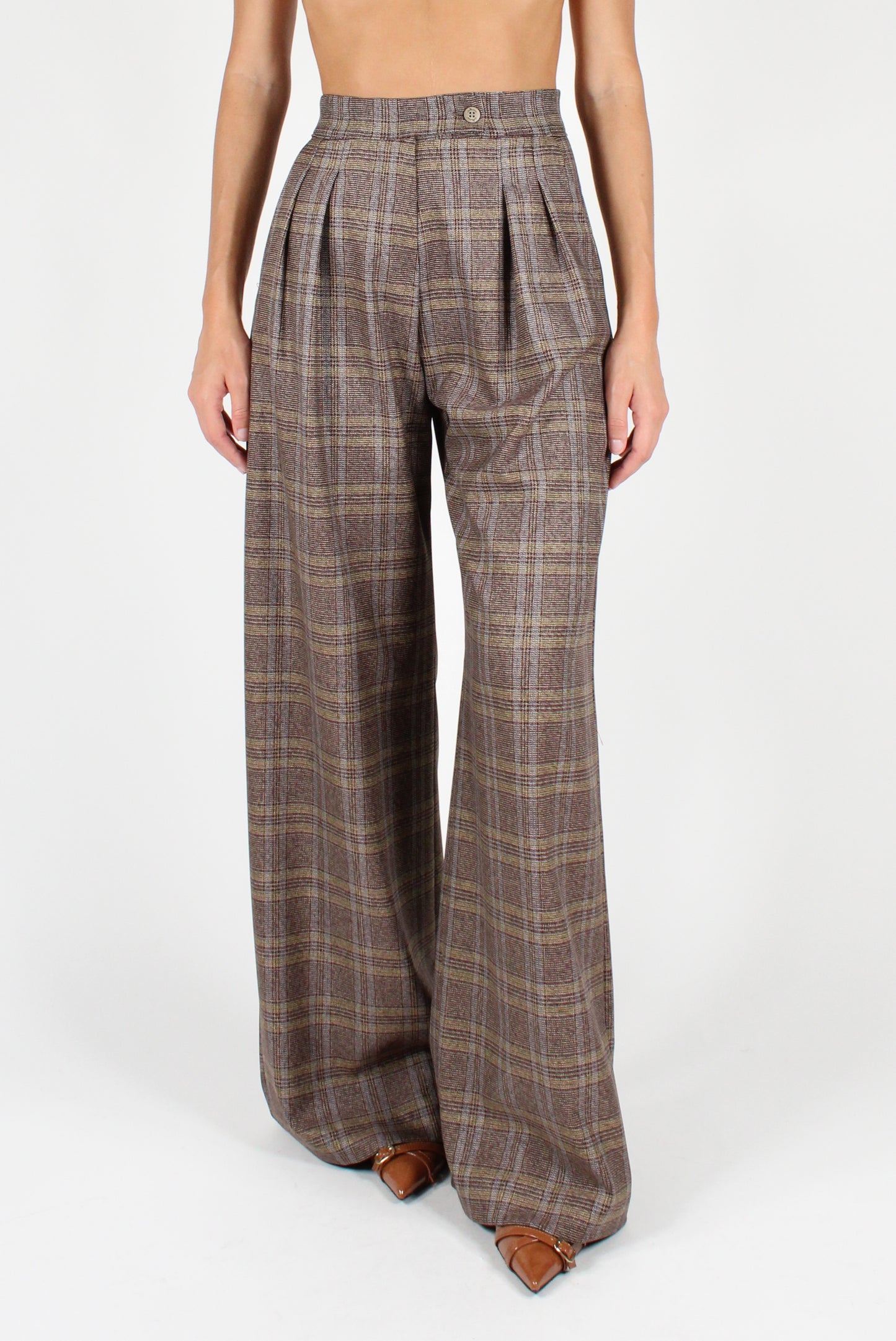 Tartan Palazzo Pants