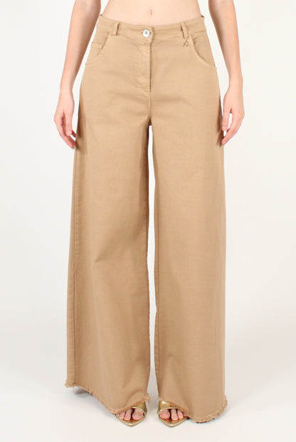 Pantaloni a Palazzo in Denim