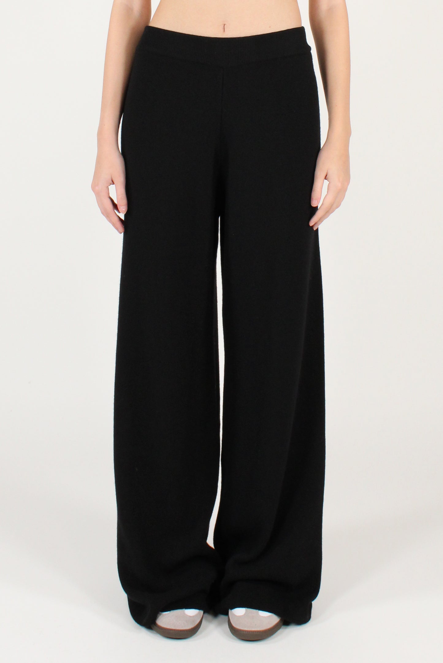 Pantaloni a Palazzo in Maglia