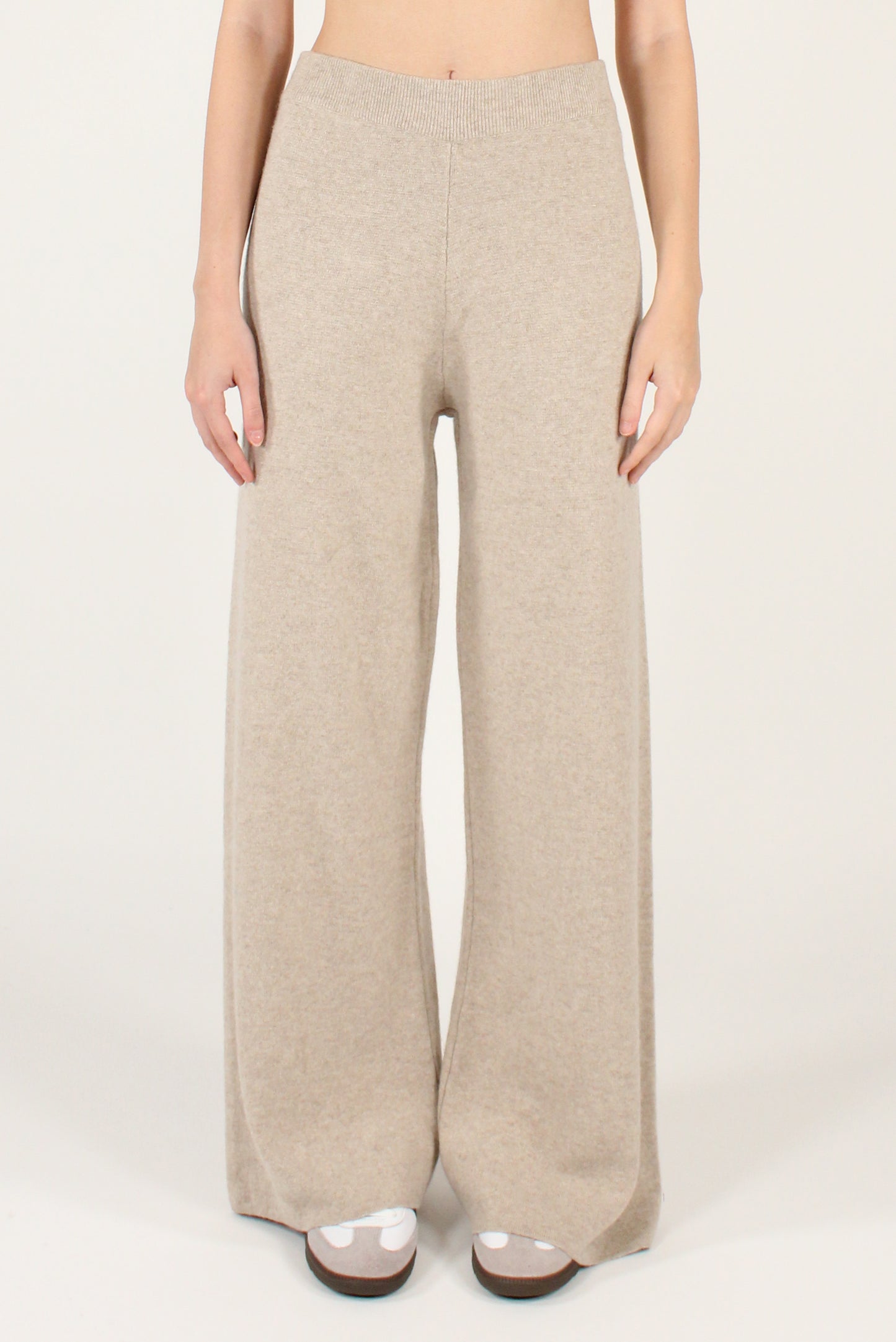 Pantaloni a Palazzo in Maglia