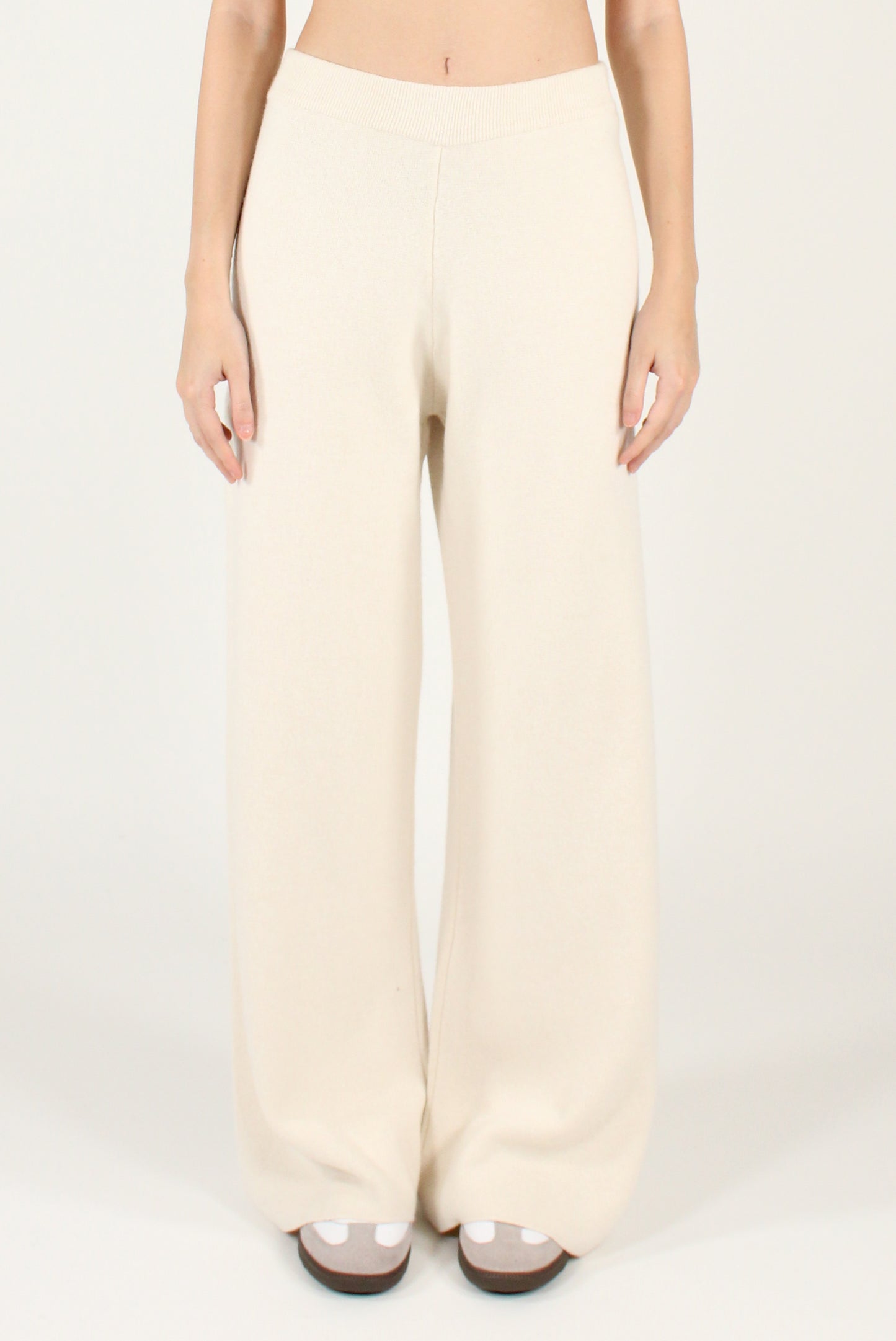 Pantaloni a Palazzo in Maglia