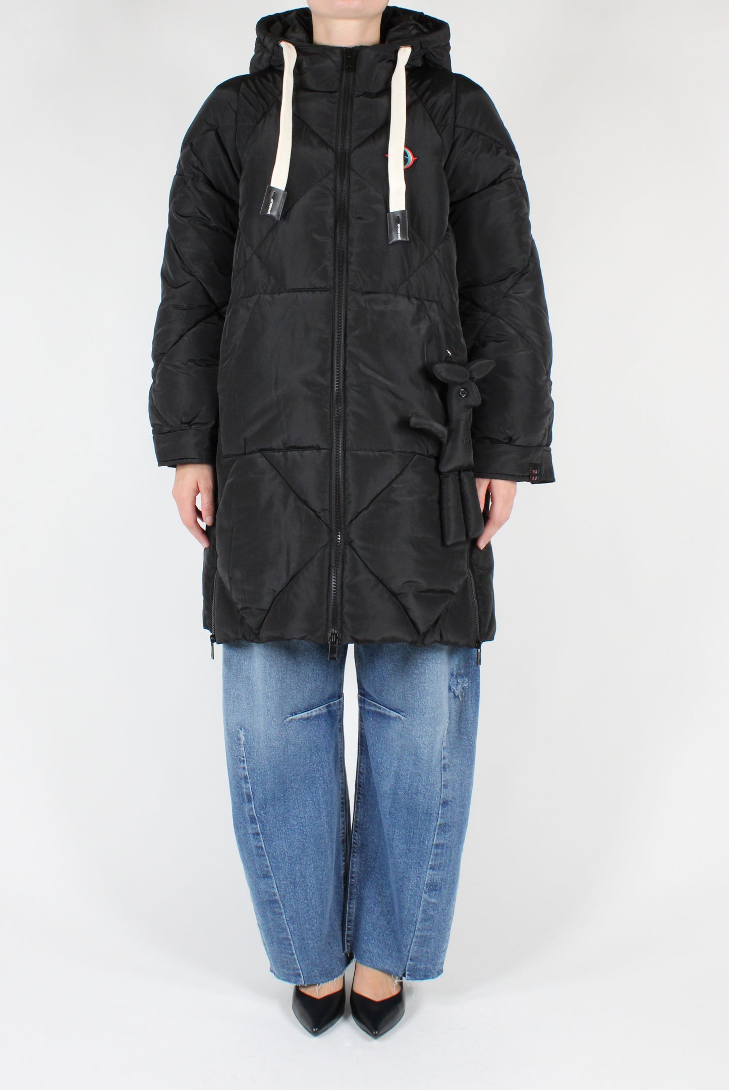 Quilted Midi Down Jacket