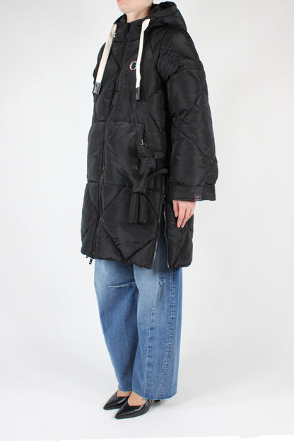 Quilted Midi Down Jacket