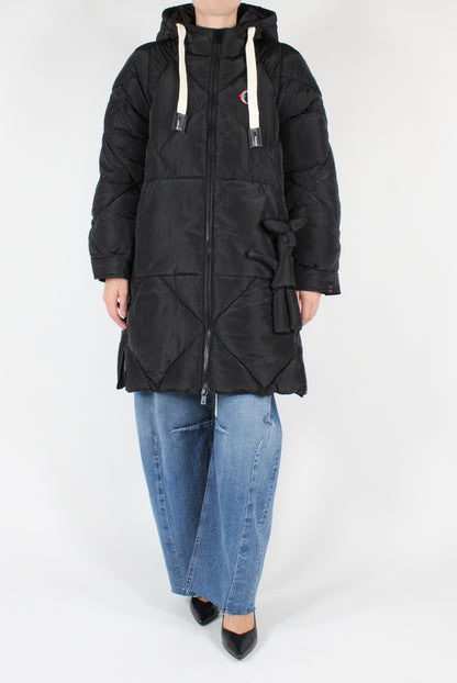 Quilted Midi Down Jacket