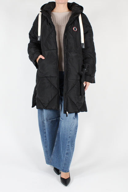 Quilted Midi Down Jacket