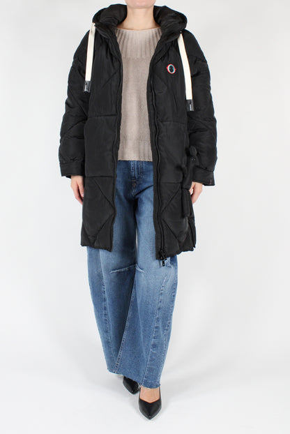 Quilted Midi Down Jacket