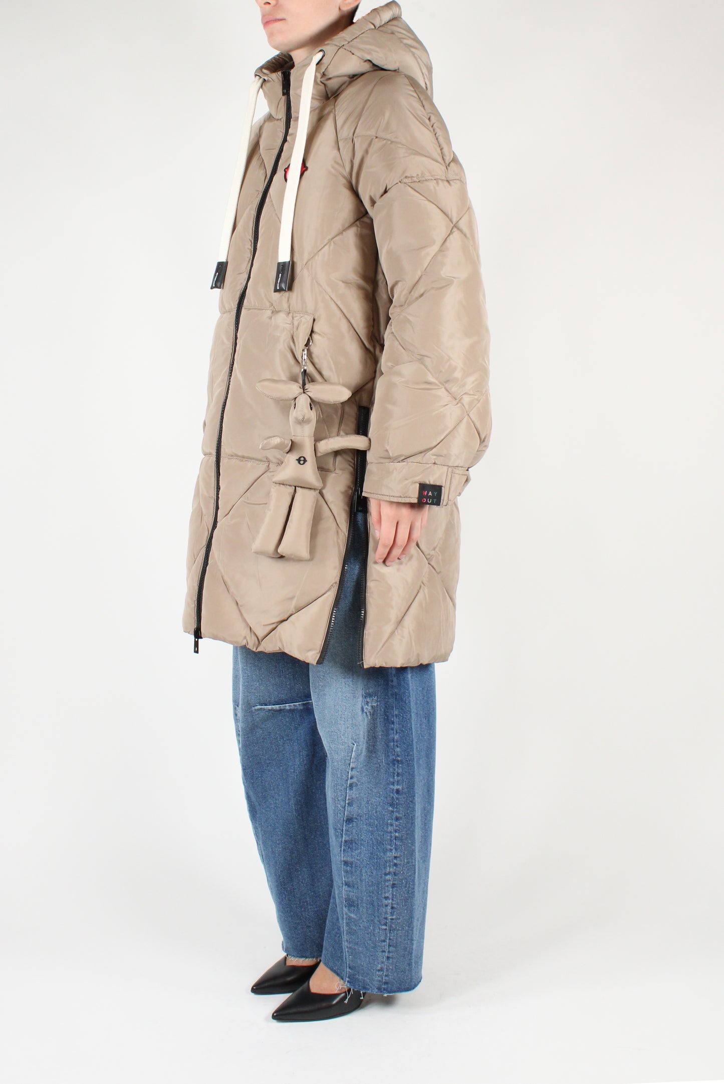 Quilted Midi Down Jacket