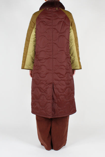 Long Quilted Down Jacket