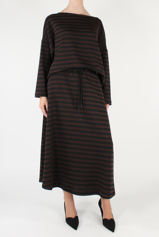 Maglia a Righe Scollo a Barca