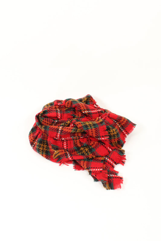 Tartan Ruffle Scarf