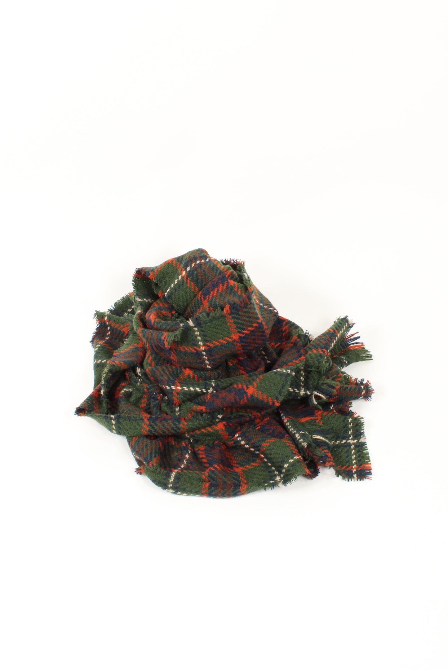 Tartan Ruffle Scarf