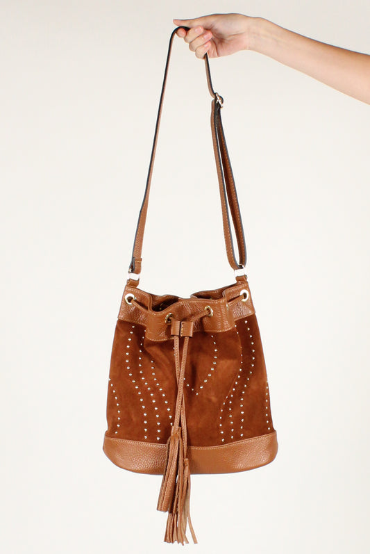 Borsa a Secchiello con Borchie