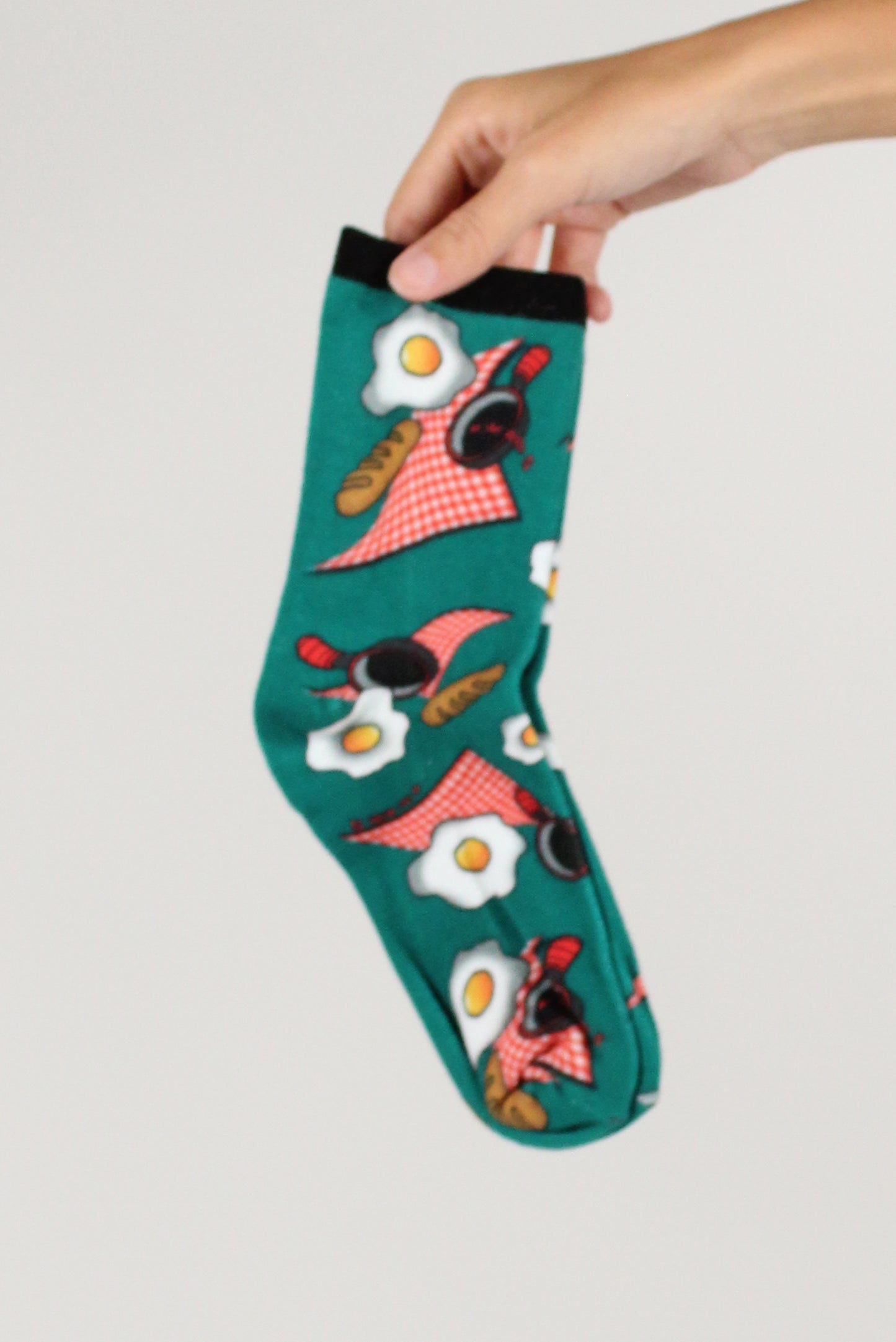 Egg Print Short Socks