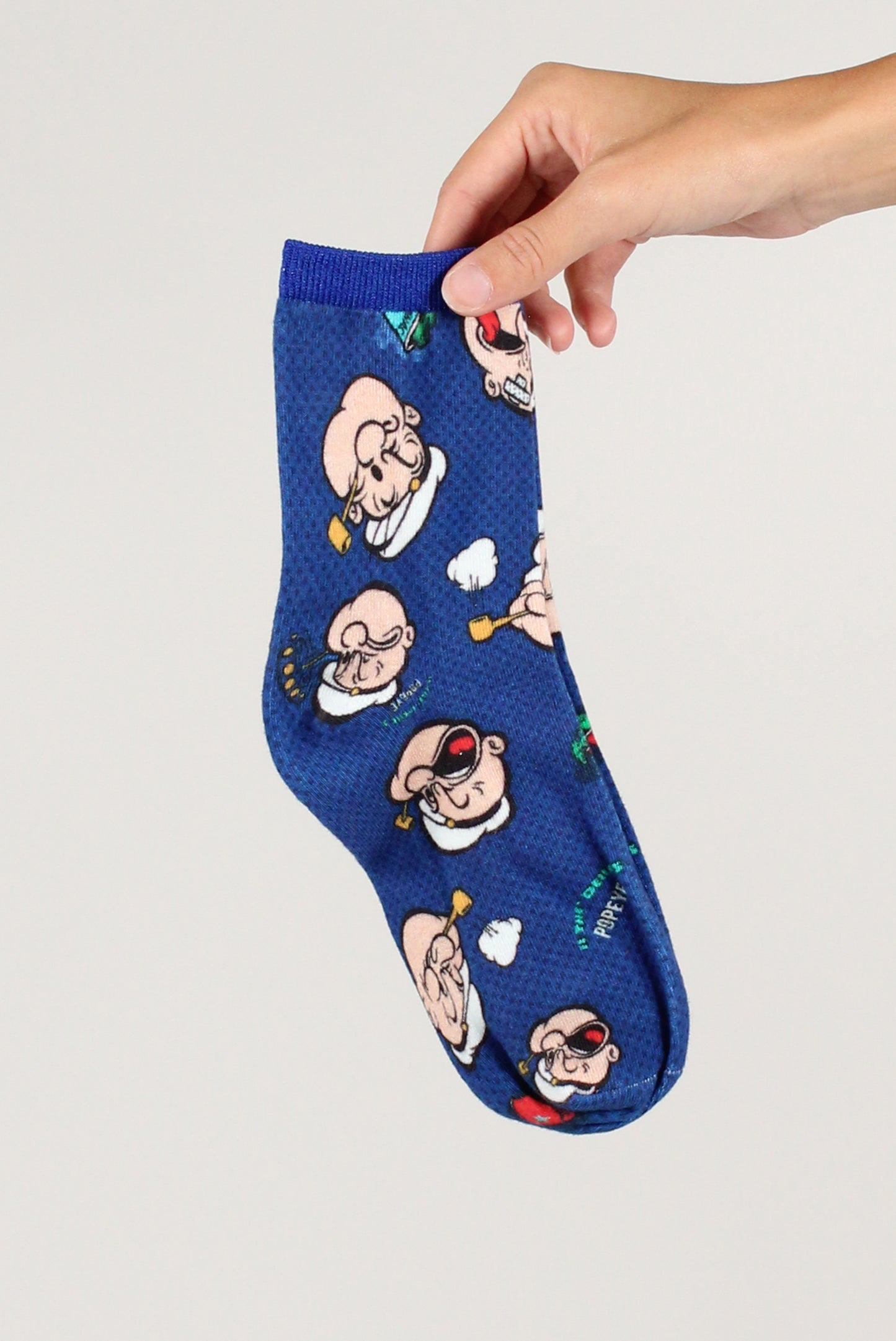 Popeye Print Short Socks