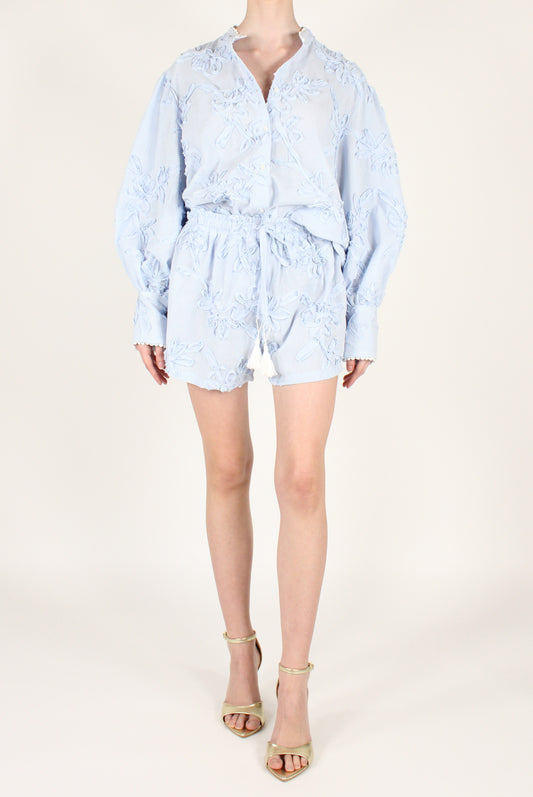 Shorts Gessati Fiori 3D