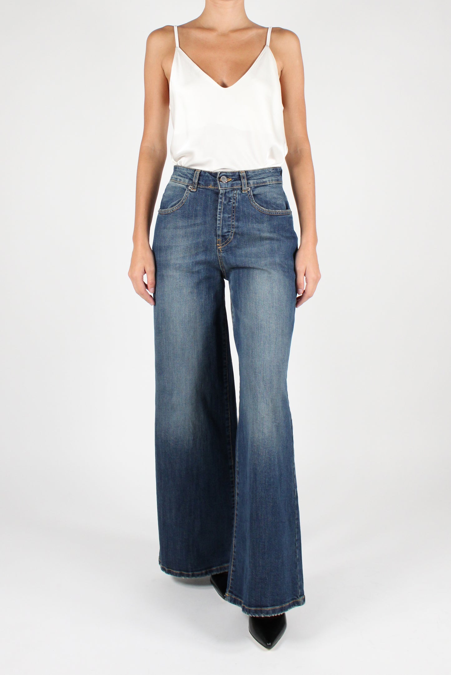 Stretch Palazzo Jeans