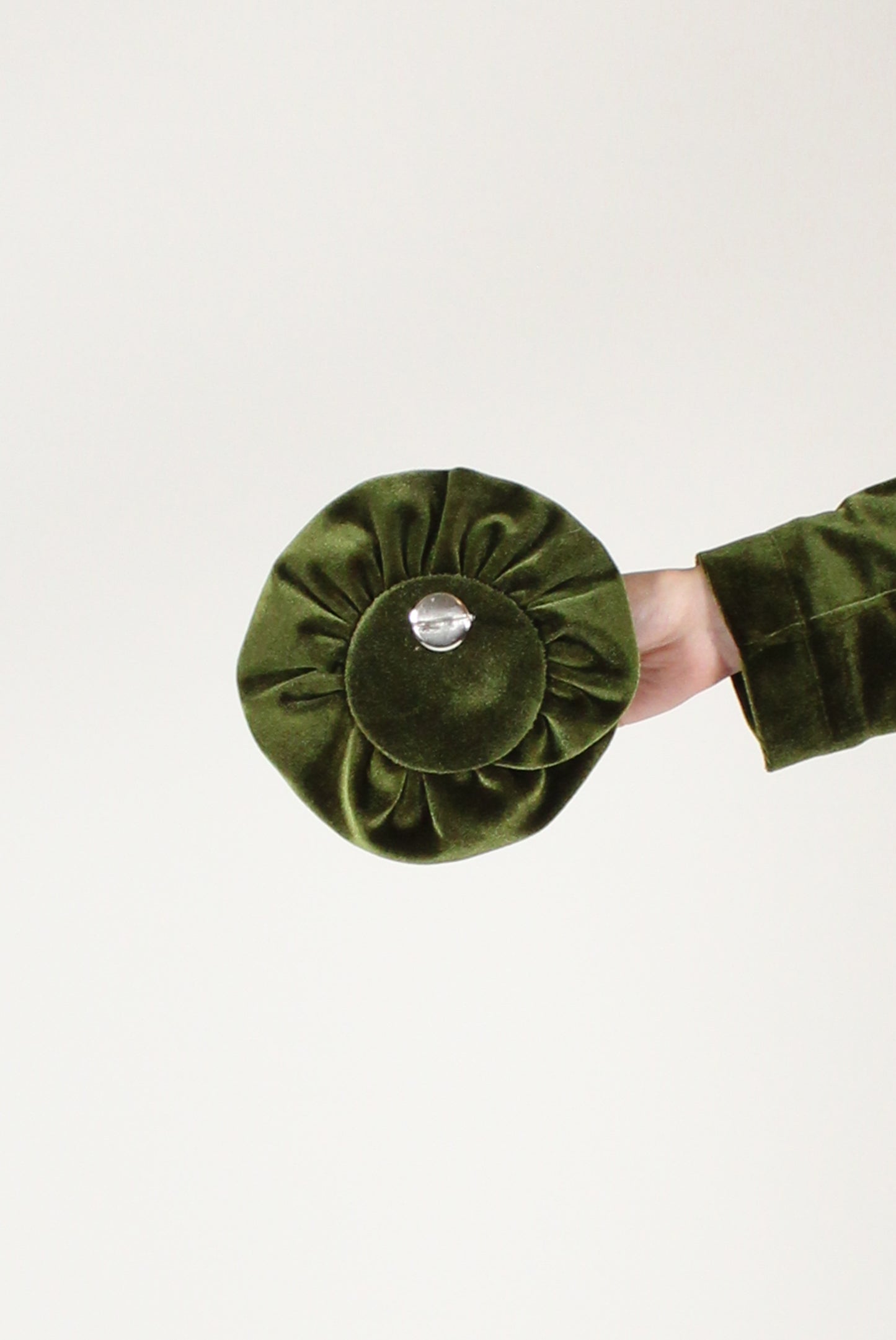 Giacca Monopetto in Velluto Liscio