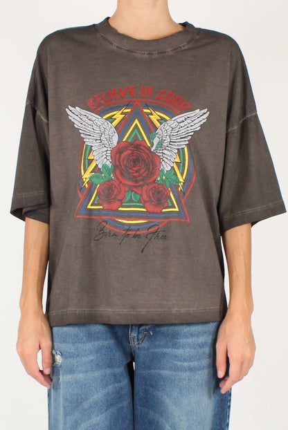 T-shirt Stampa Believe in Good