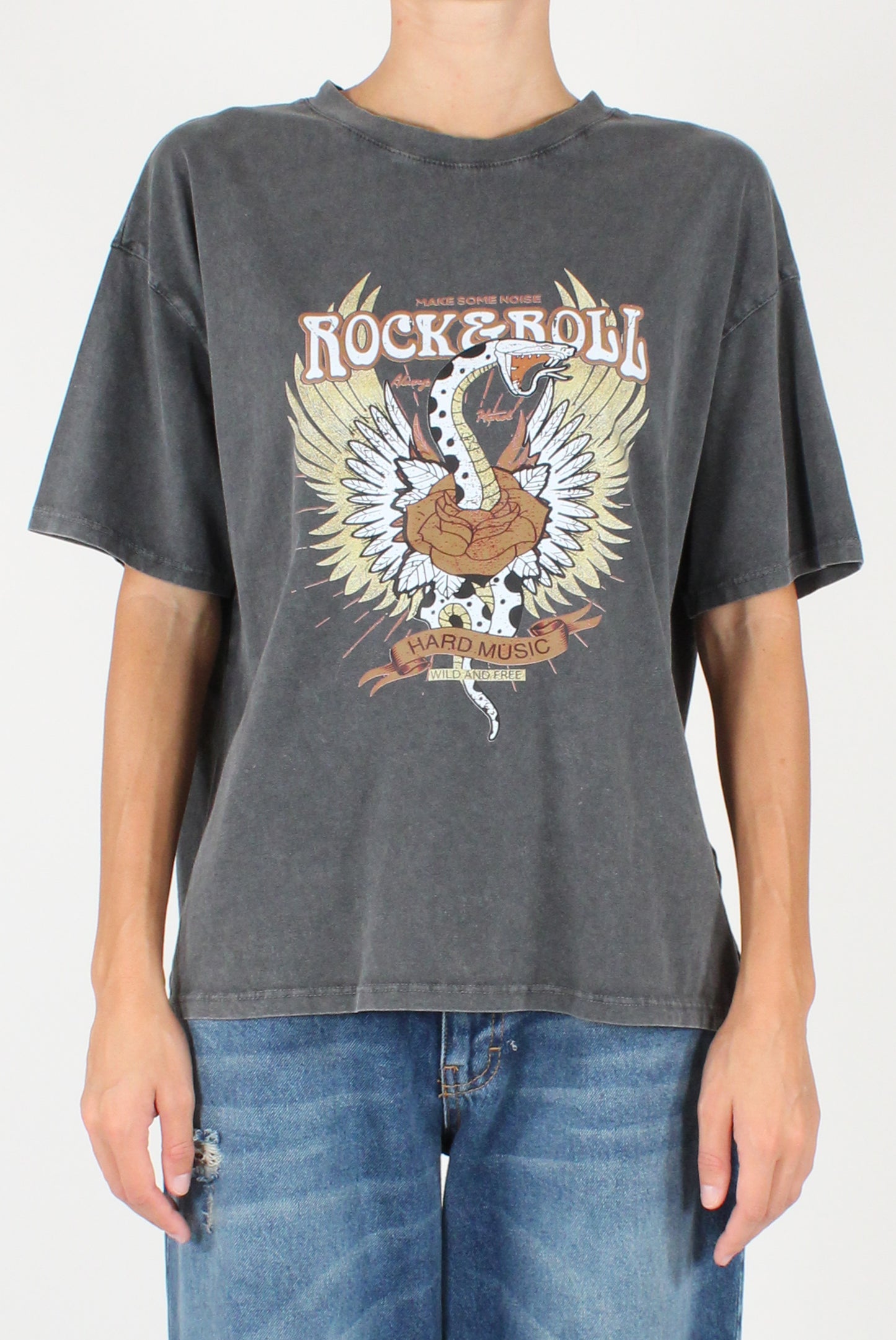 T-shirt Stampa Rock&Roll