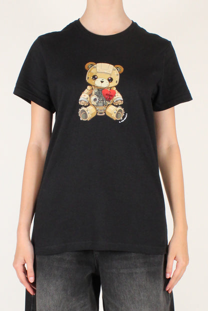 T-shirt Stampa Orsetto Robot
