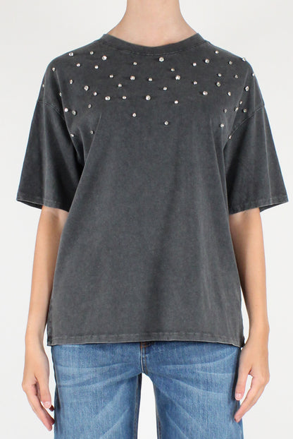 T-shirt con Strass