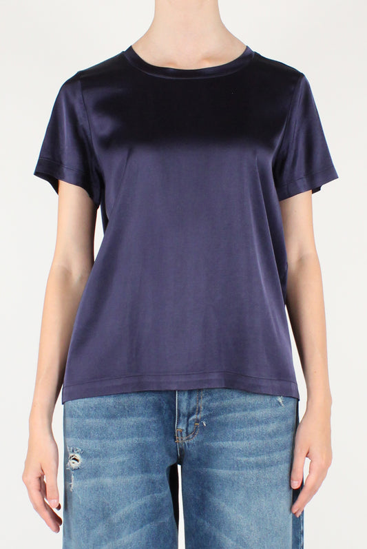 T-shirt Girocollo in Viscosa