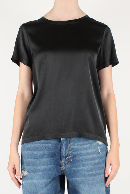 T-shirt Girocollo in Viscosa