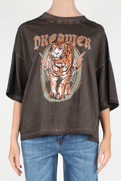T-shirt Stampa Tigre