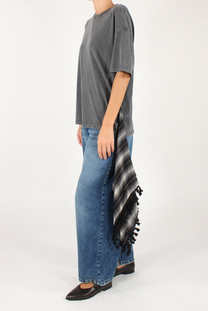 T-shirt con Cintura Foulard