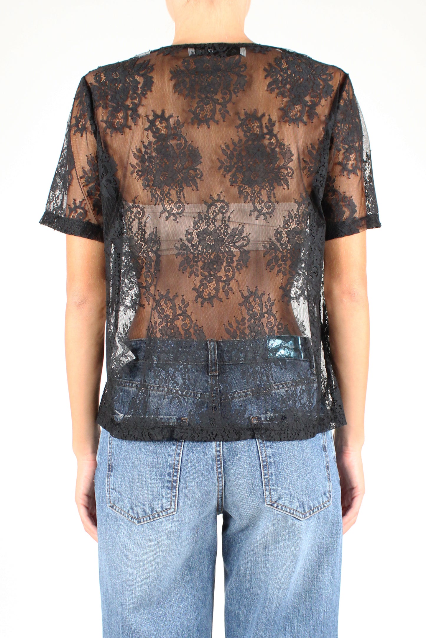 Short Sleeve Lace T-Shirt