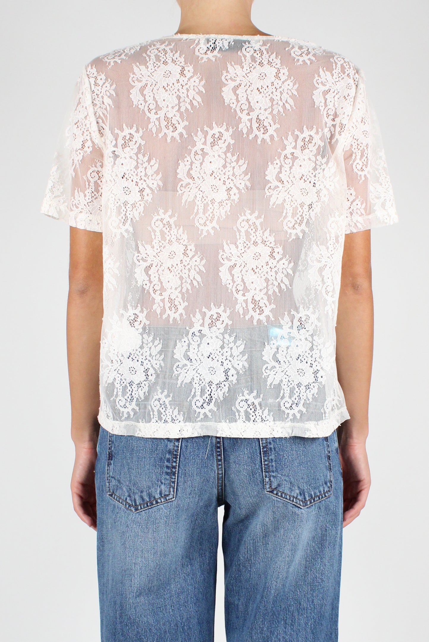 Short Sleeve Lace T-Shirt