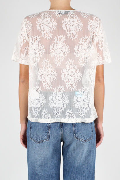 Short Sleeve Lace T-Shirt