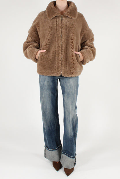 Bomber Teddy con Maniche Removibili