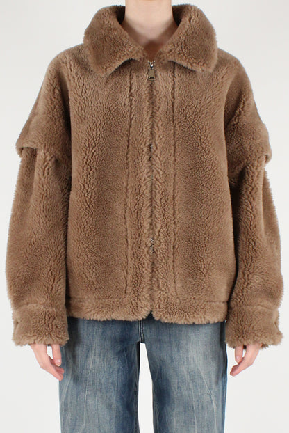 Bomber Teddy con Maniche Removibili