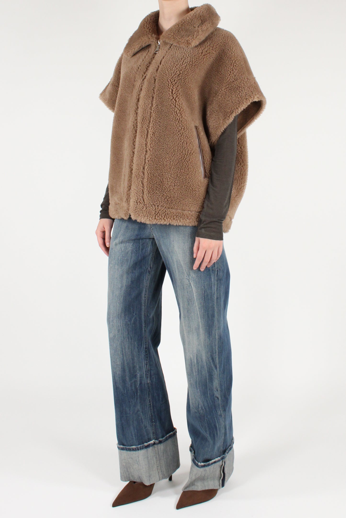 Bomber Teddy con Maniche Removibili