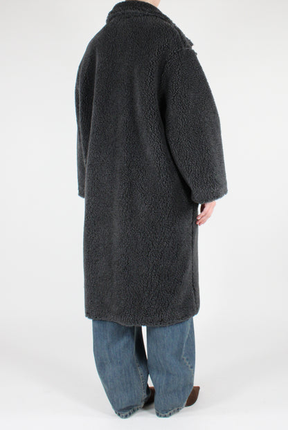 Double-breasted Teddy Coat