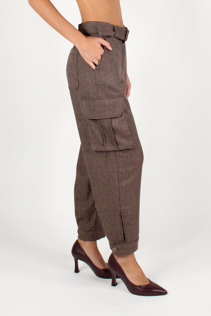 Herringbone Cargo Pants