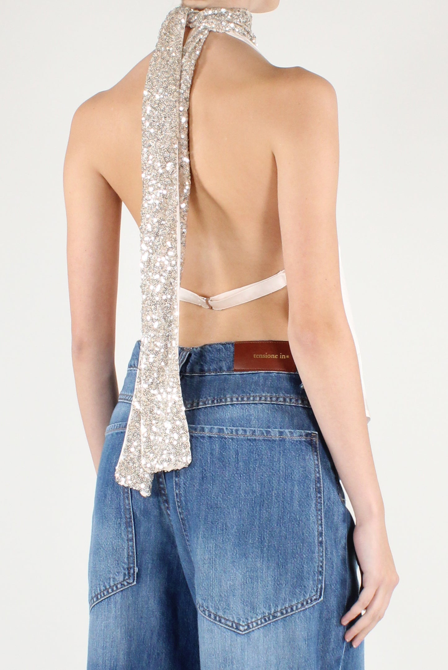 Top in Viscosa Schiena Scoperta