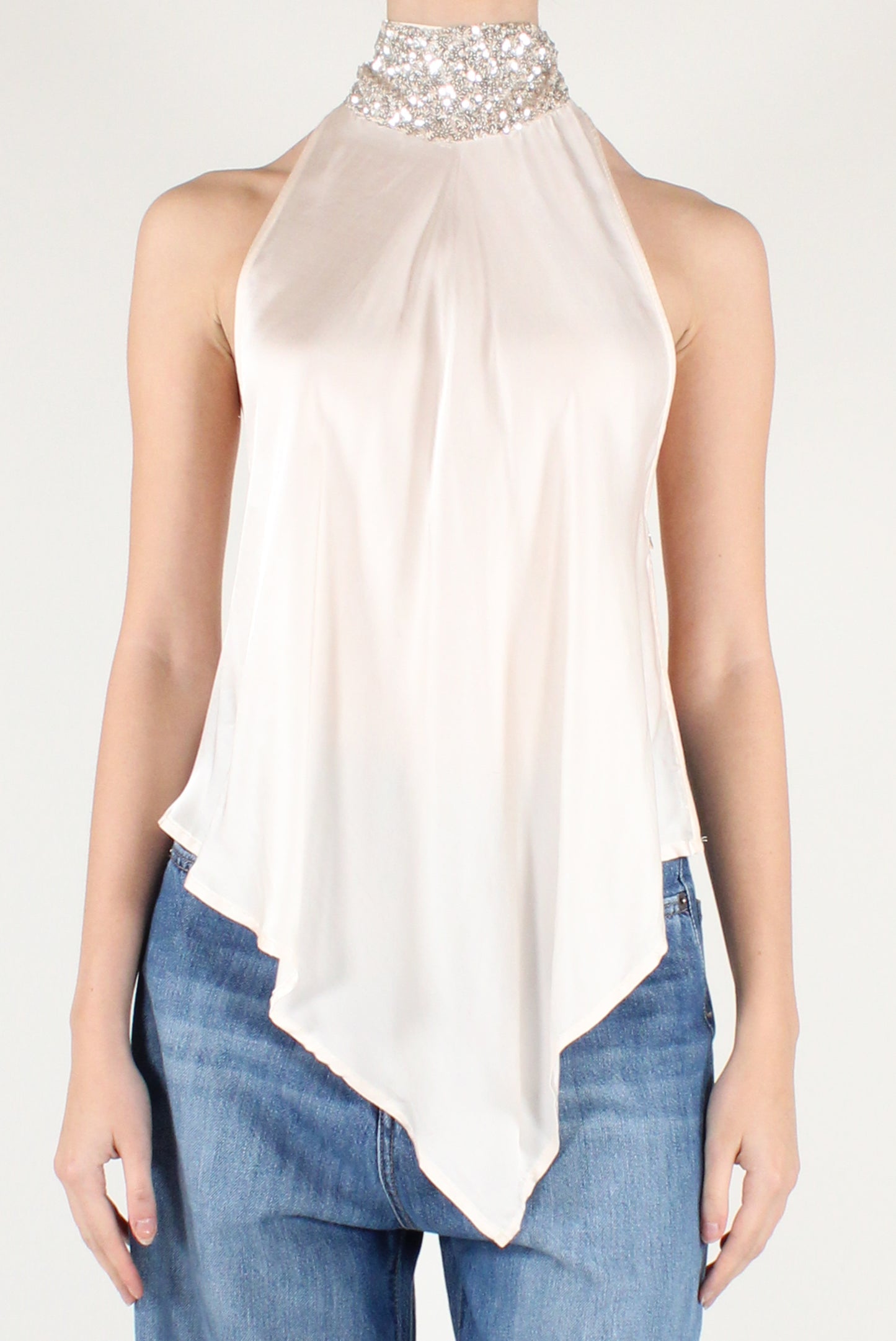 Top in Viscosa Schiena Scoperta