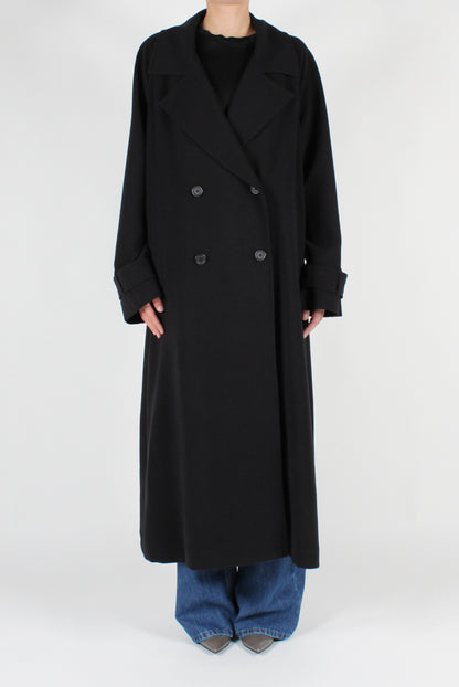 Double Breasted Trench Coat with Belt