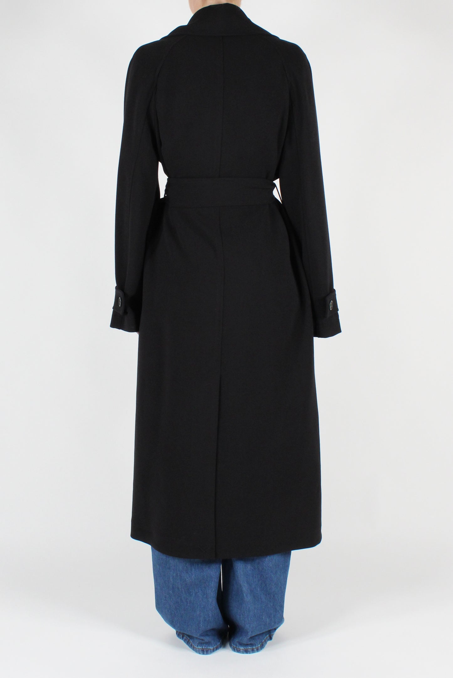 Double Breasted Trench Coat with Belt