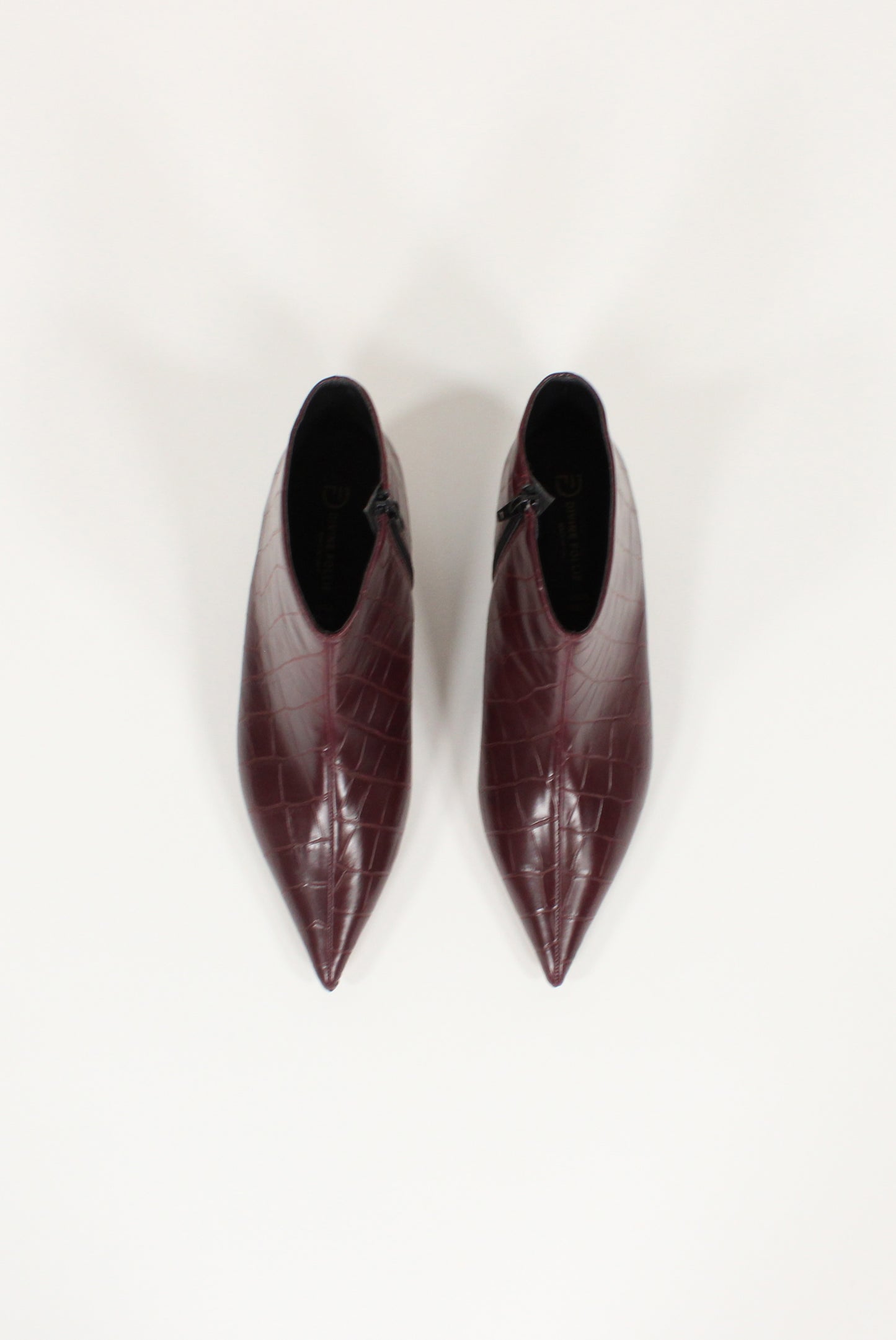 Crocodile Print Ankle Boots