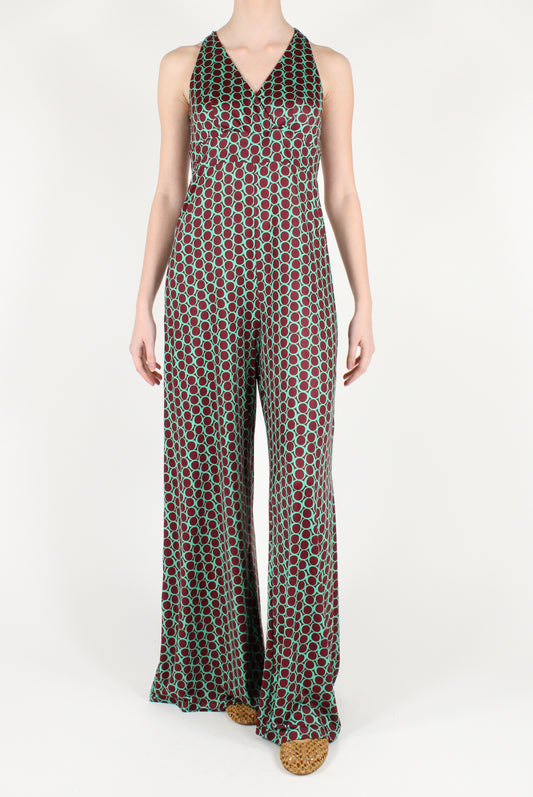 Geometric Print Jumpsuit
