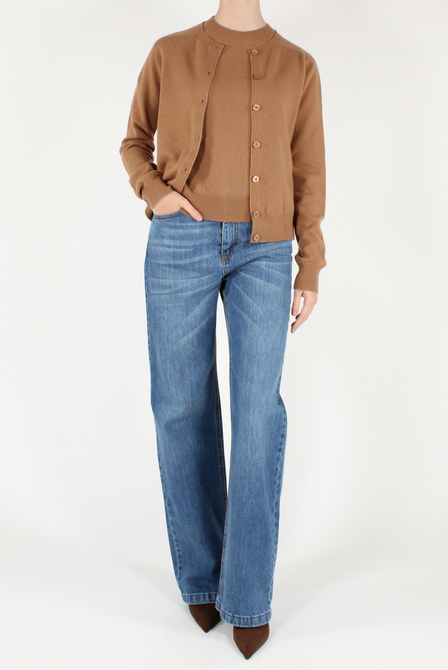 Maglia in Lana Maniche Corte