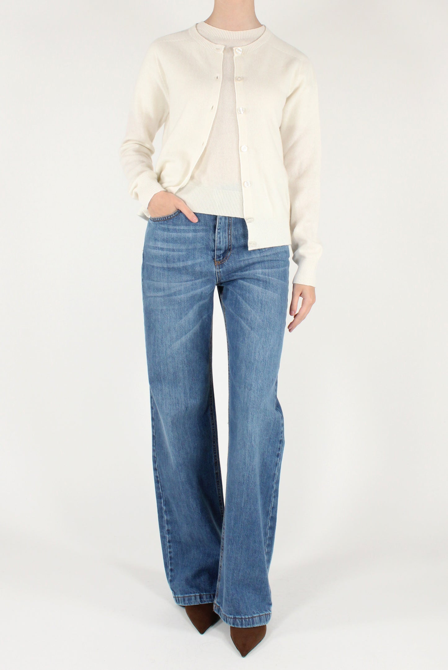 Maglia in Lana Maniche Corte