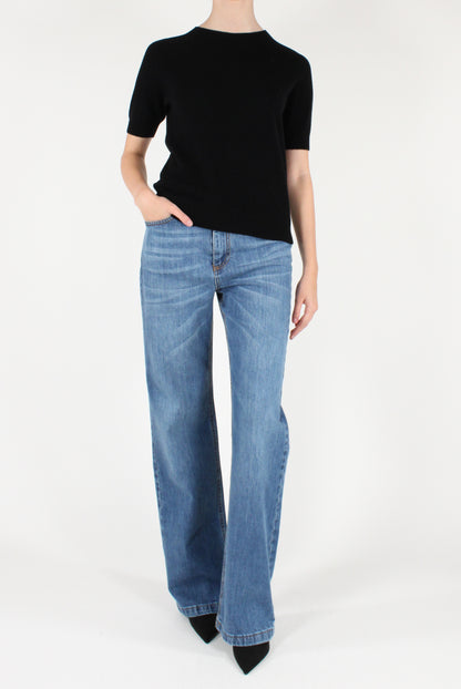 Maglia in Lana Maniche Corte