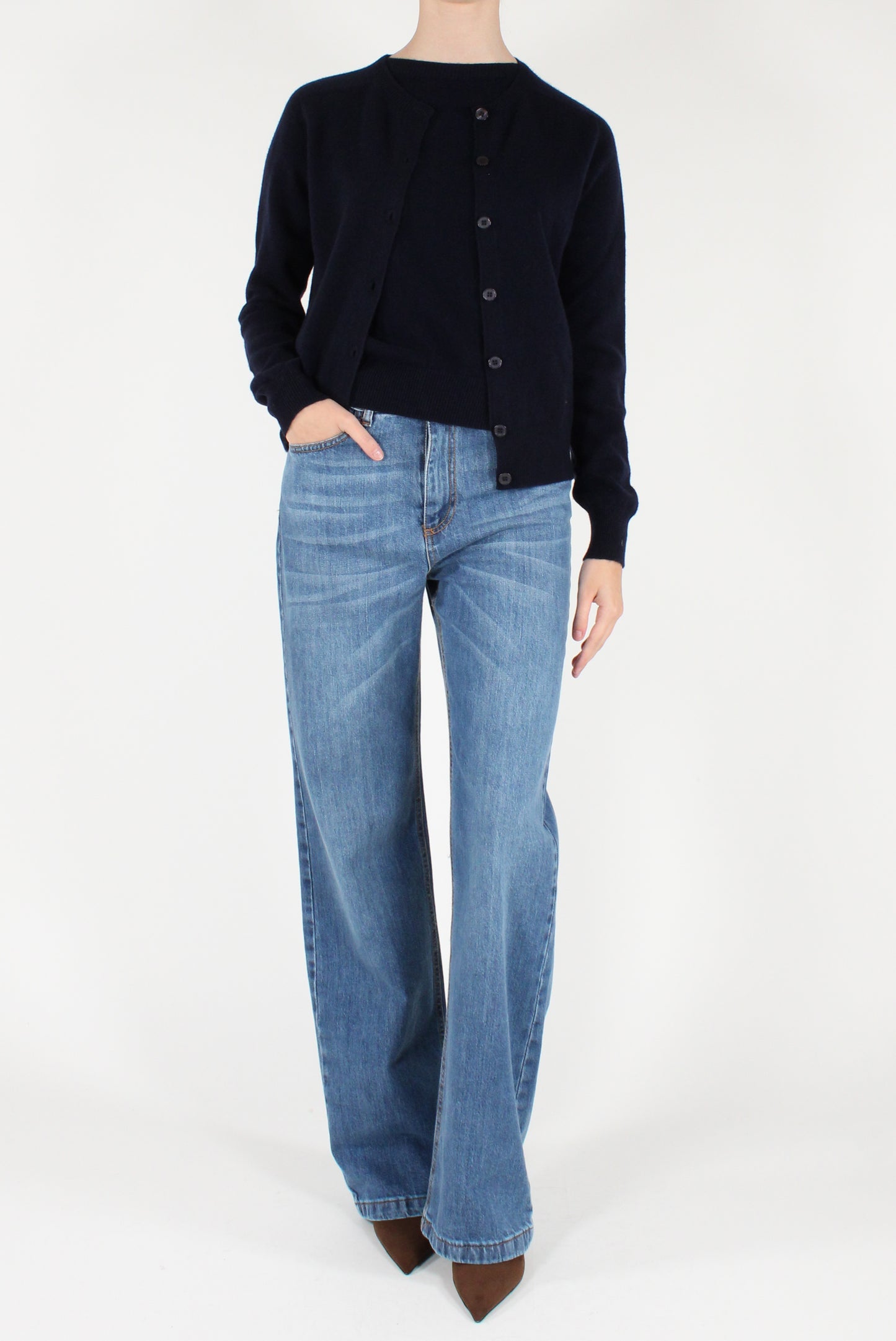 Maglia in Lana Maniche Corte