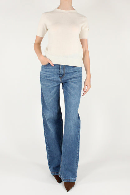 Maglia in Lana Maniche Corte